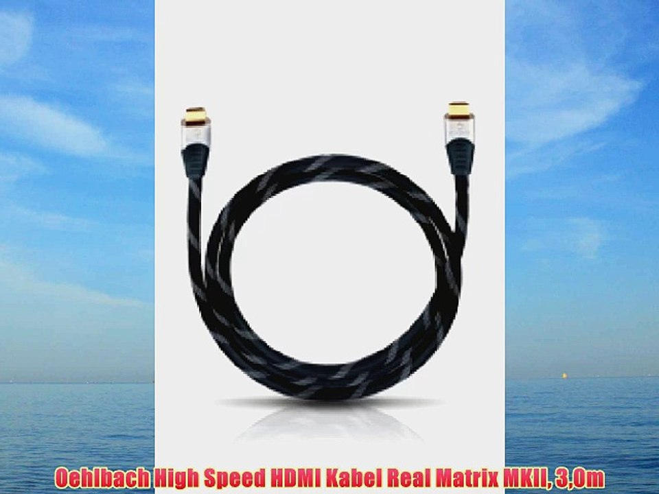 Oehlbach High Speed HDMI Kabel Real Matrix MKII 30m