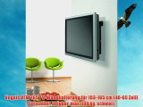 Vogels VFW 165 TV-Wandhalterung f?r 103-165 cm (40-65 Zoll) Fernseher neigbar max. 100 kg schwarz