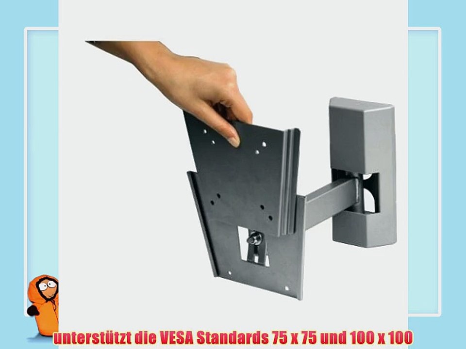 Hama LCD-Wandhalterung Click VESA Silber