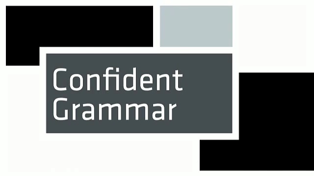 Confident Grammar