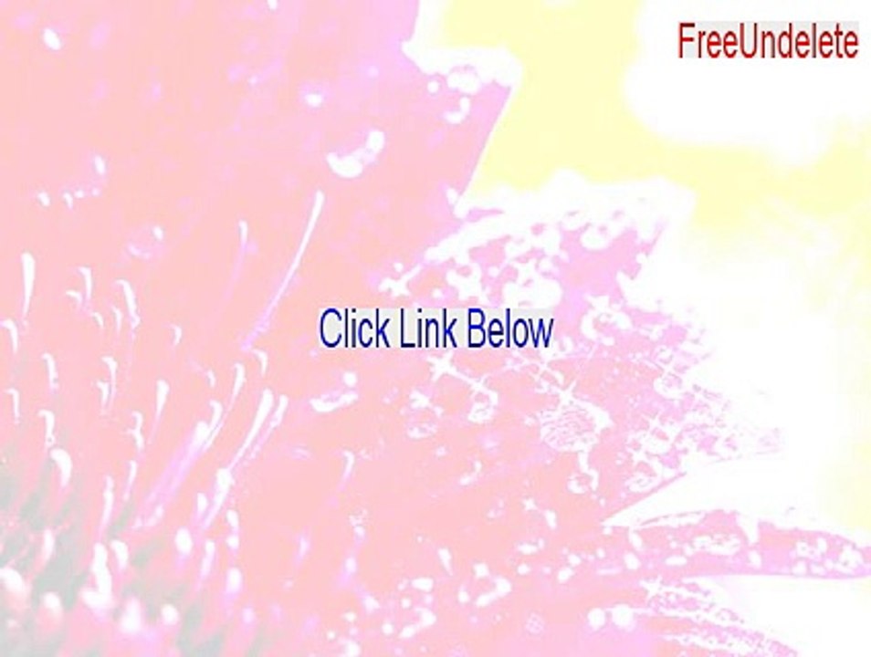 FreeUndelete Keygen - Legit Download (2015)