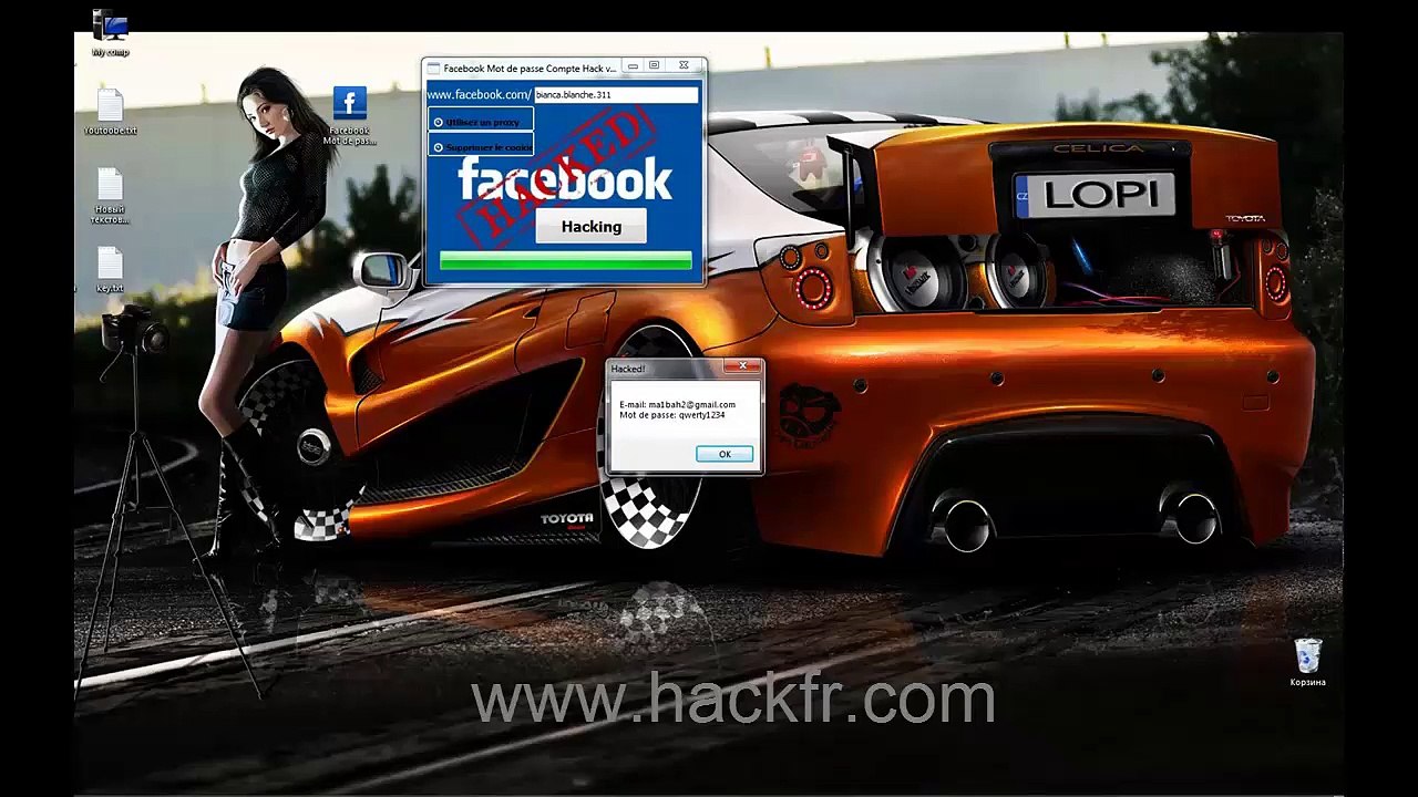 Tuto pirater un compte facebook