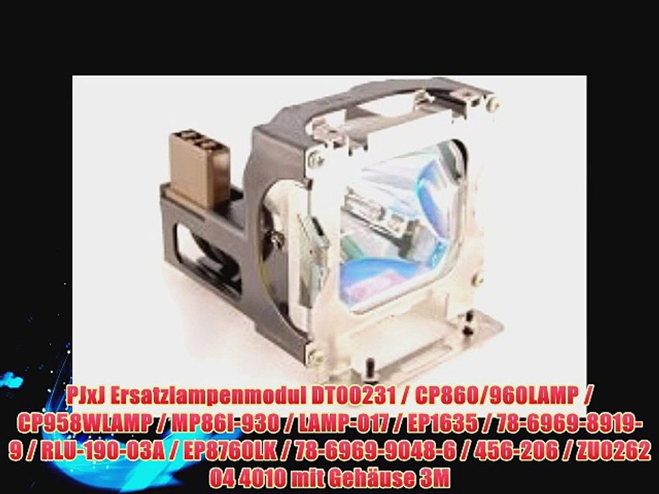 PJxJ Ersatzlampenmodul DT00231 / CP860/960LAMP / CP958WLAMP / MP86I-930 / LAMP-017 / EP1635