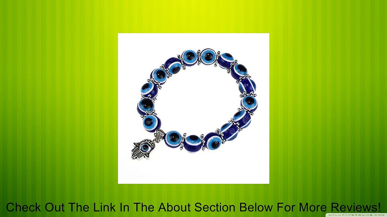 Susenstone(TM) Evil Eye Shamballa Kabbalah Hand Of Fatima Bracelet Bangle Wristband Review