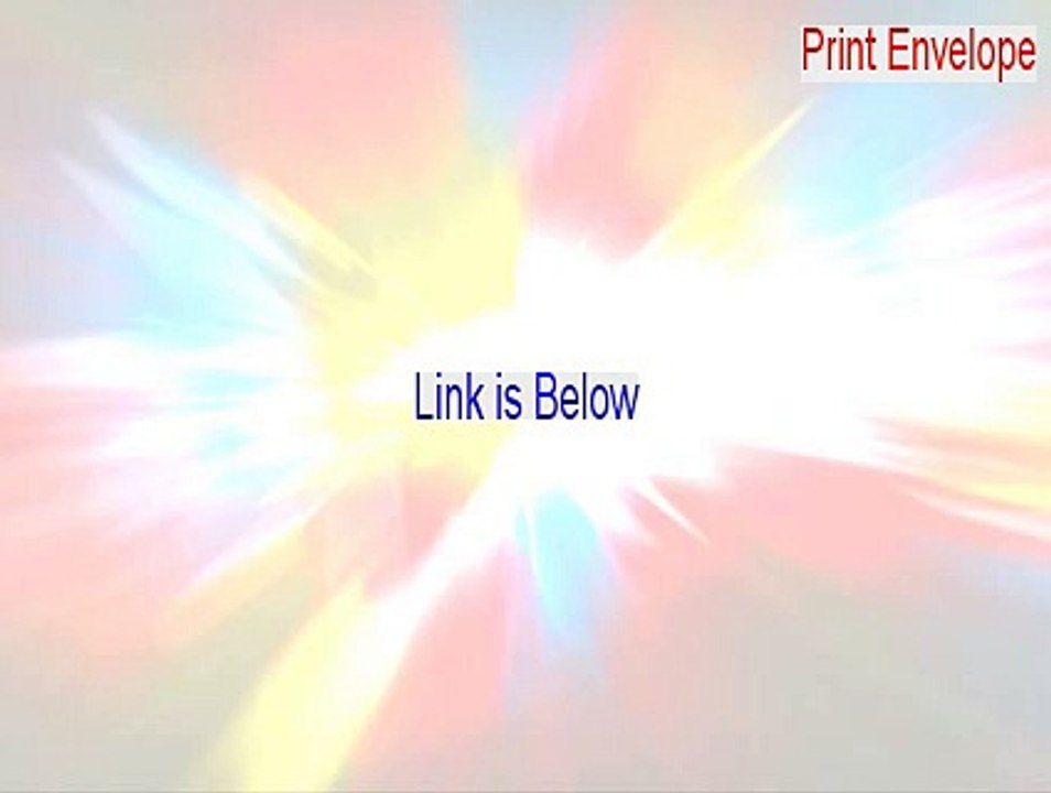 Print Envelope Cracked (Download Here)