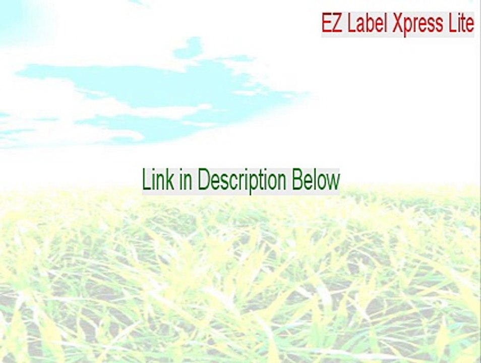 EZ Label Xpress Lite Download Free [Download Now 2015]