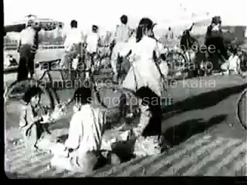 mein ne kaha ji  Ahmed rushdi song film Ishq per zor nahin karaoke by A Javaid