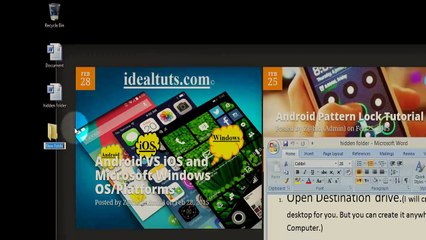 Make a Hidden Folder anywhere