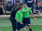 Atletico Madrid vs Real Madrid Diego Simeone Slap vs Referee -- [23.08.2014]