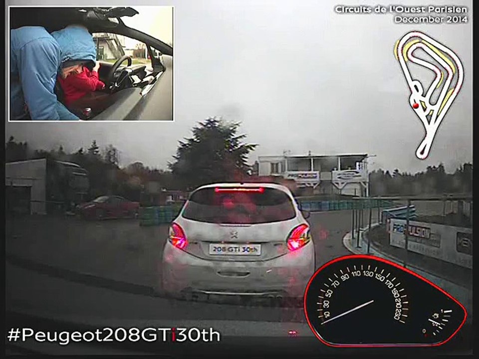 Votre video en PEUGEOT 208 GTi 30th  B50021214PE00008
