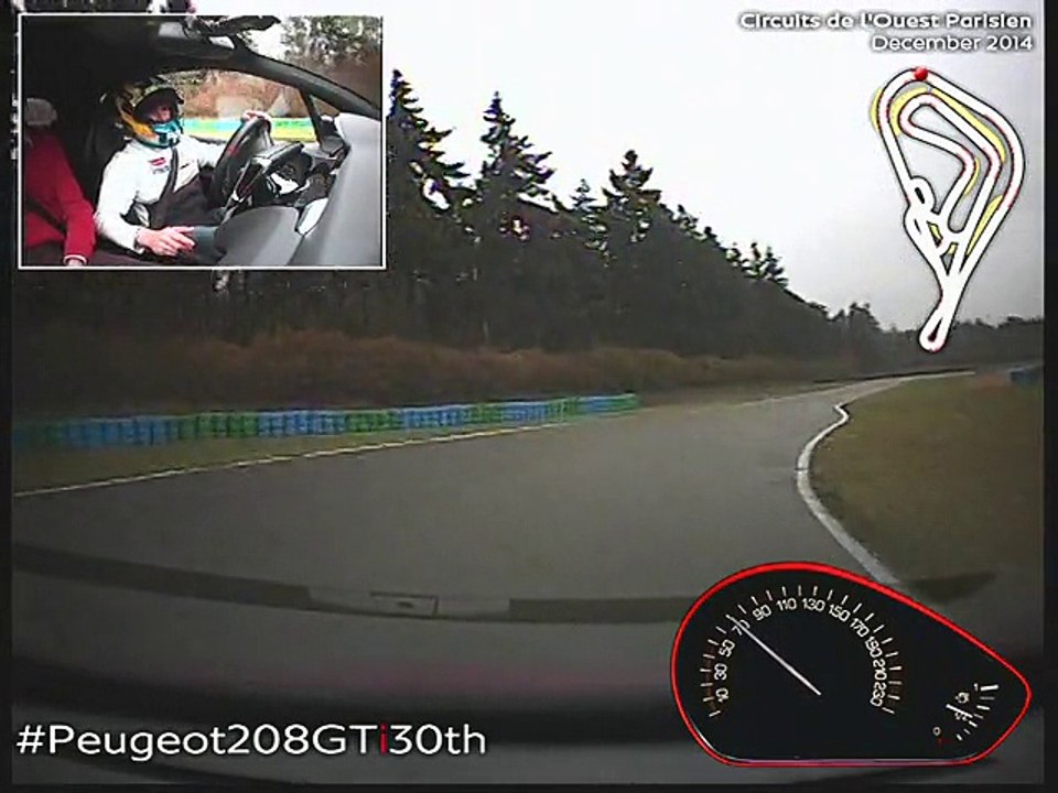 Votre video en PEUGEOT 208 GTi 30th  B50021214PE00009