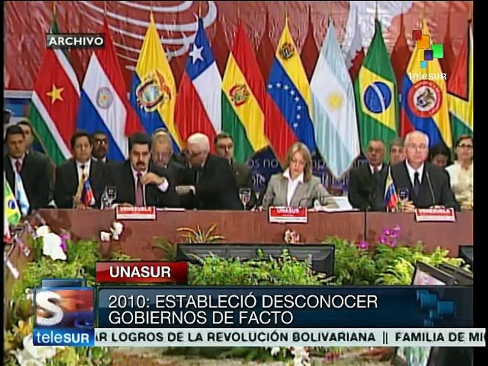 Papel mediador de la Unasur en la región