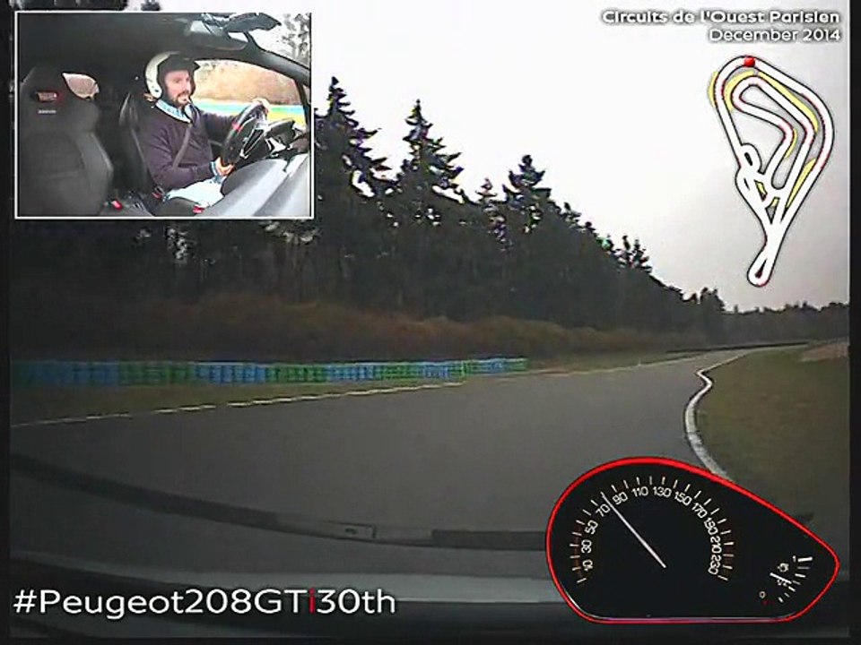 Votre video en PEUGEOT 208 GTi 30th  B50031214PE00002