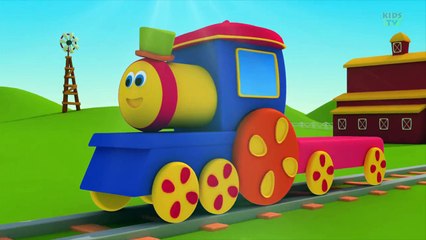 Bob, The Train -  Went To The Farm | Old MacDonald | Animal Sound Song