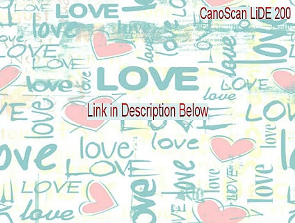 Canoscan lide 200 driver download