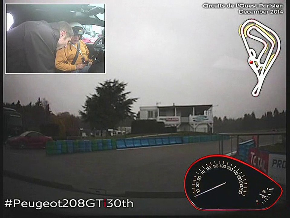 Votre video en PEUGEOT 208 GTi 30th  B50031214PE00013