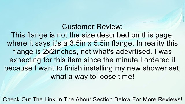 Delta RP52144 Shower Flange, Chrome Review