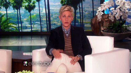 Ellen in '50 Shades of Grey'  'TheEllenShow'