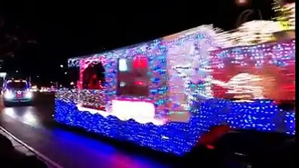 2014 Christmas truck parade in Victoria BC.