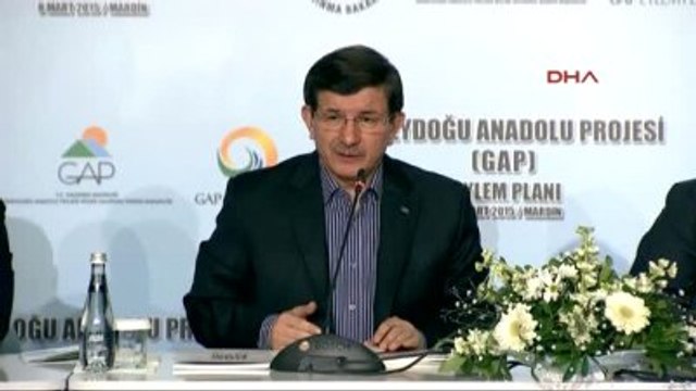 Mardin-Başbakan Davutoğlu Güneydoğu Anadolu Projesi Eylem Planı Tanıtım Toplantısında Konuştu 2