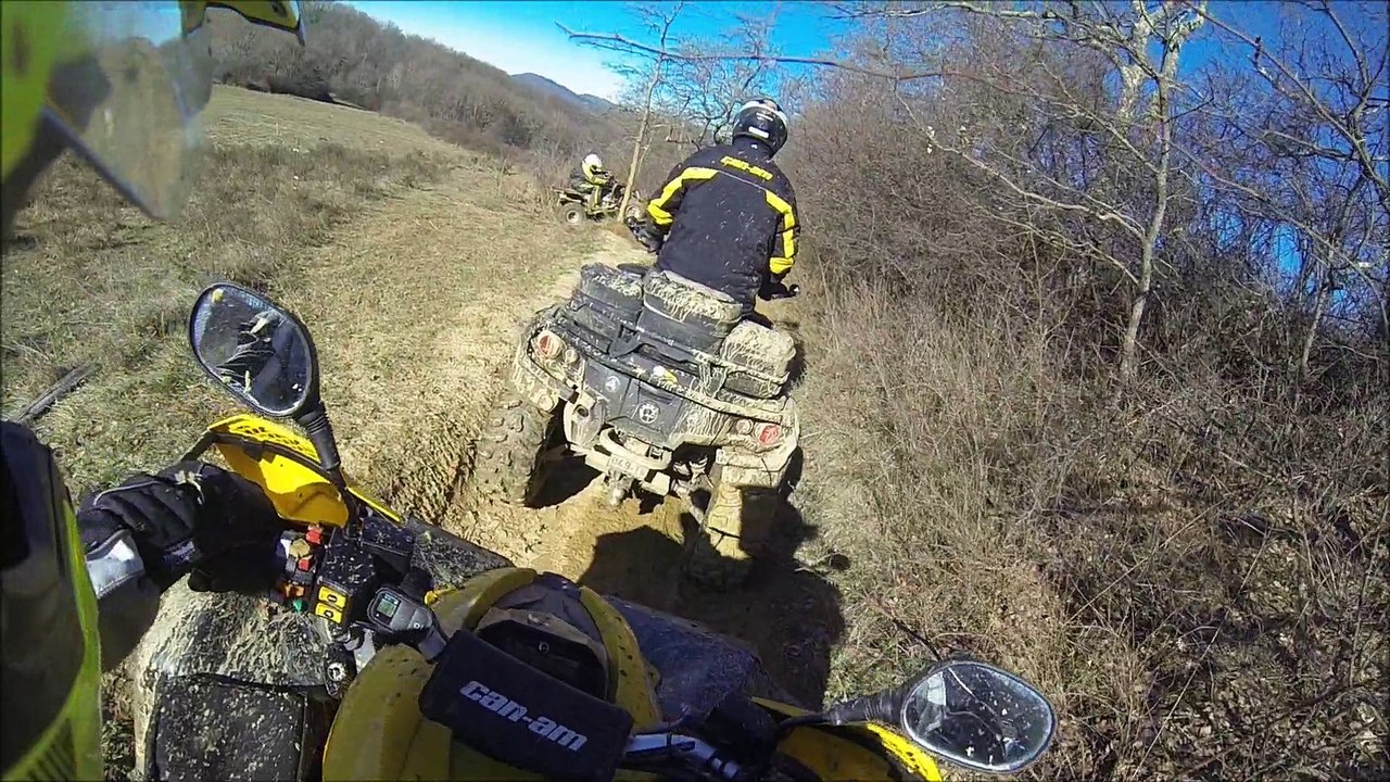 Rando Quad Salvetain au lac de Mondely mars 2015