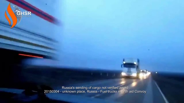 20150304 - unknown place, Russia - Fuel trucks in 17th aid convoy