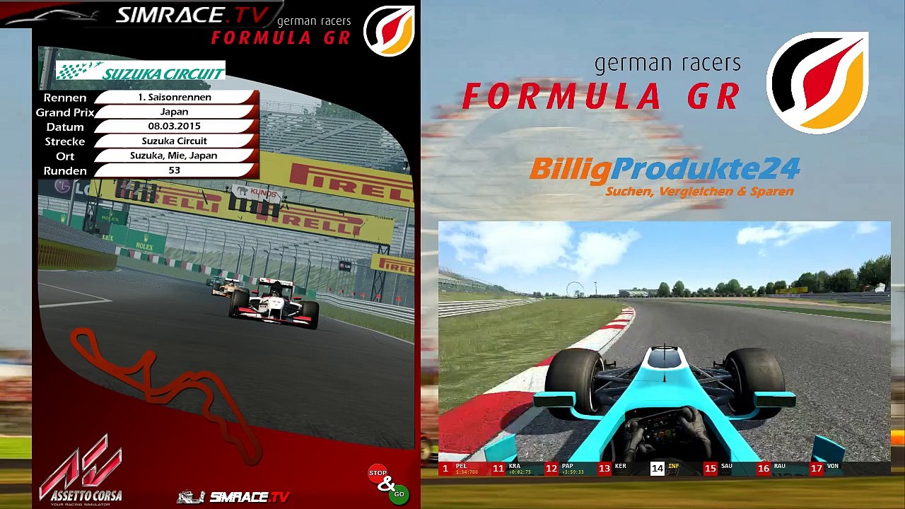 FGR 2015 - 1. Rennen in Suzuka (Teil 1)
