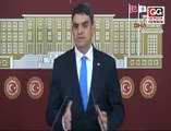 CHP'li Umut Oran basın açıklaması yaptı