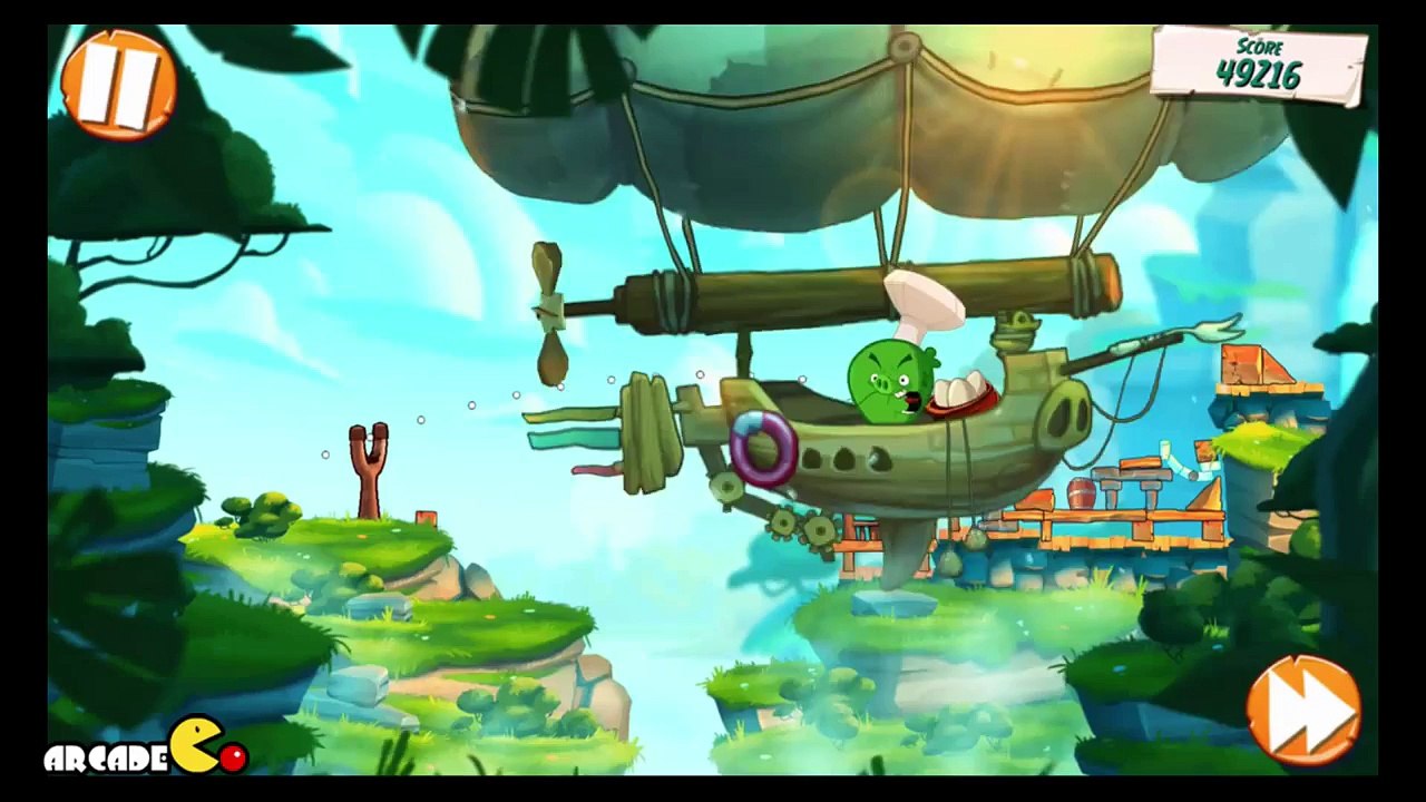 Angry Birds Under Pigstruction - Chapter 1 Cobalt Plateaus Level 1-4 3 Star Walkthrough Gameplay
