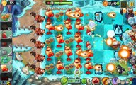 Plants vs Zombies 2  Level 75 Icebound Battleground! (Frostbite Caves Part 2)