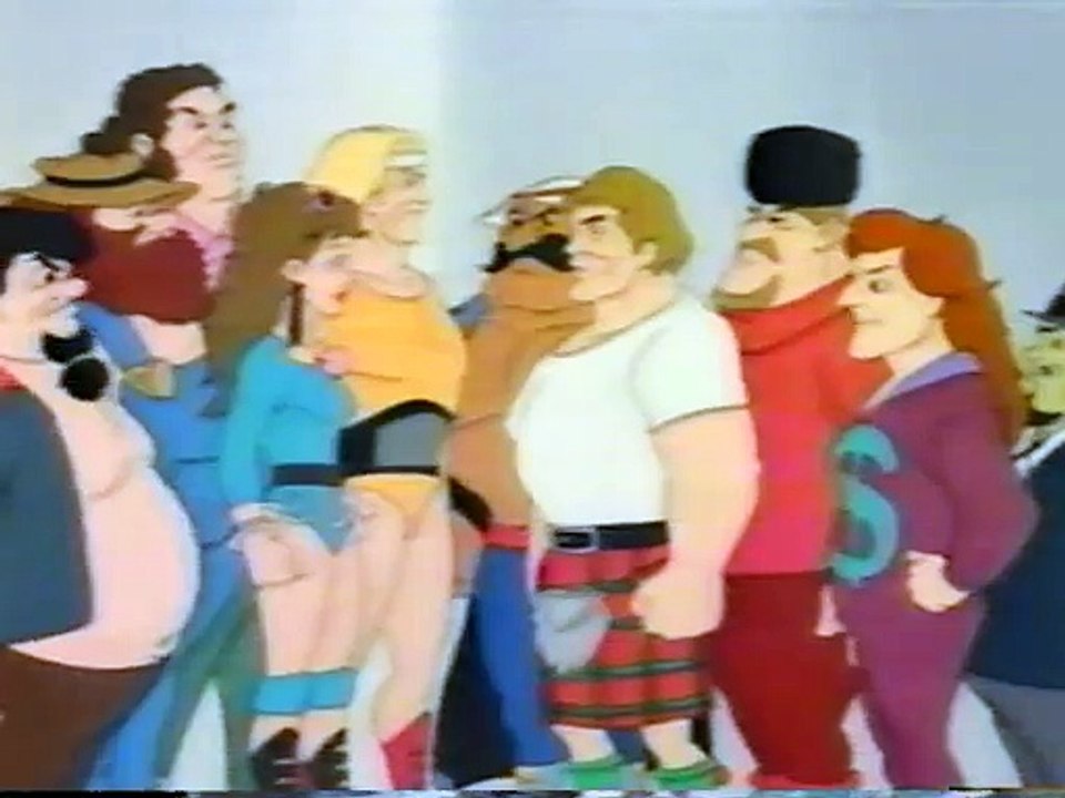 Hulk Hogan's Rock 'N' Wrestling 16 Ten Little Wrestlers (Animated80's)