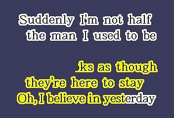 Yesterday by The Beatles Karaoke