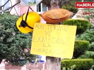 Soma Tazminat Eylemindeki Madenciler Muhatap Bulamamaktan Yakındı