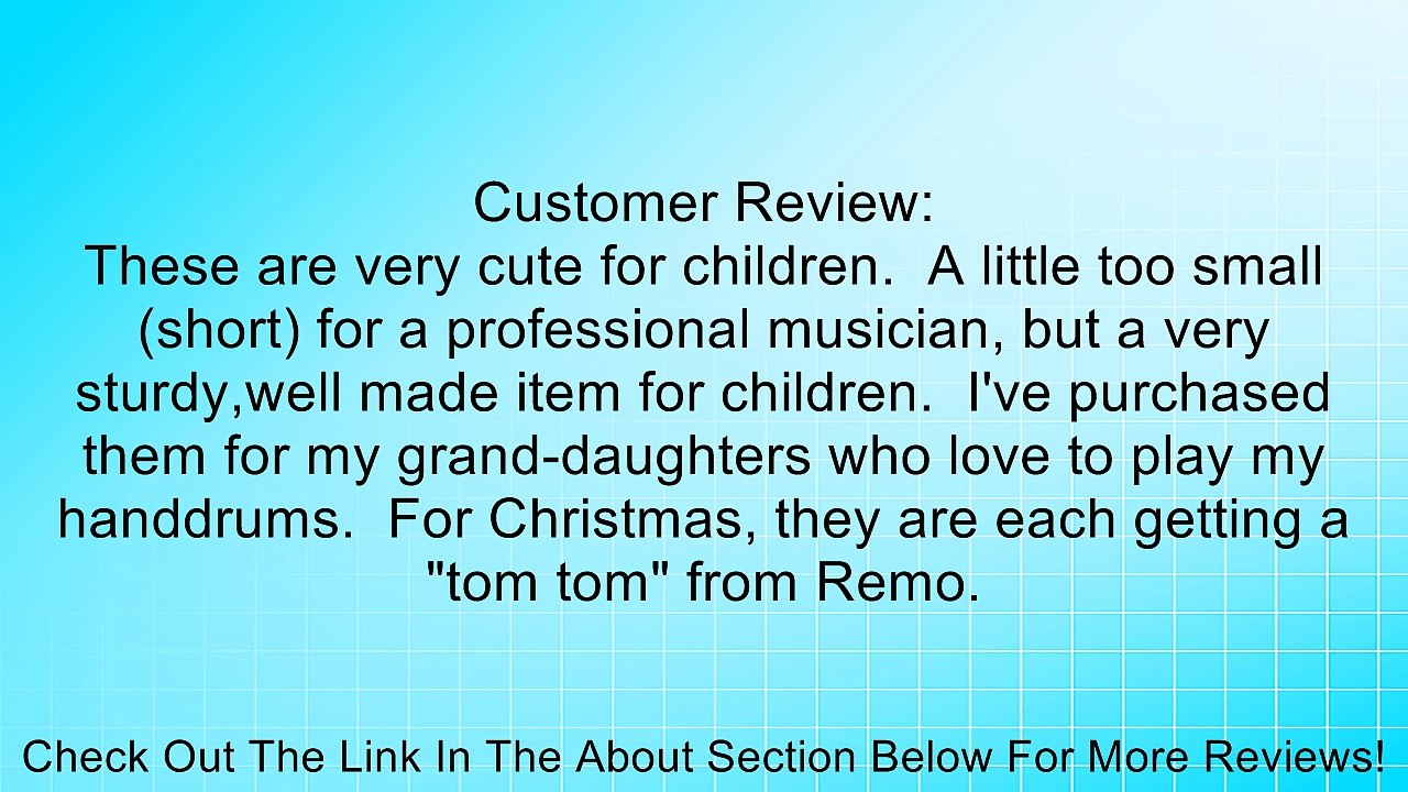 REMO Mallet, 3/8" x 8", White Plastic Handle, 36mm Multi-Colored Foam Head Review