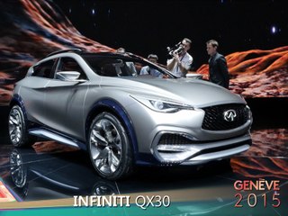 Infiniti QX30 en direct du salon de Genève 2015