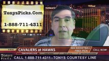 Atlanta Hawks vs. Cleveland Cavaliers Free Pick Prediction NBA Pro Basketball Odds Preview 3-6-2015
