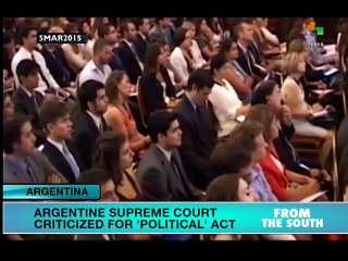 Concern grows in Argentina over politicization of judiciary