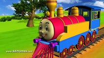 Piggy on the railway line picking up stones - 3D Animation English Nursery rhyme song for children_2