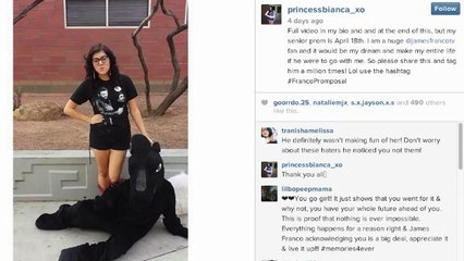 James Franco Gets Asked To Prom