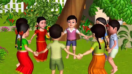 Ringa Ringa Roses - 3D Animation English Nursery Rhyme Songs for Children