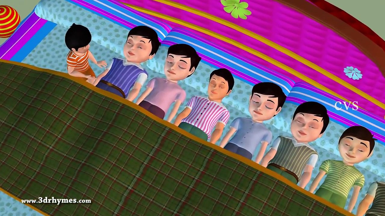 Ten in the Bed Nursery Rhyme - 3D Animation English Rhymes and Songs for Children (Ten in a Bed)
