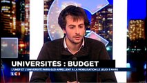 22H40 LCI : William Martinet, président de l'UNEF dénonce les problèmes budgétaires des universités