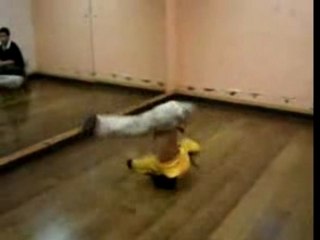 Kid Breakdancing Head Spin