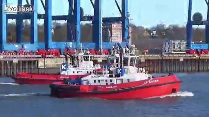 World's biggest container ship from China arrives in Europe