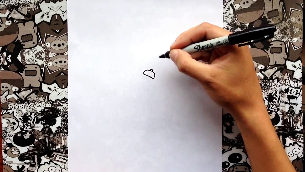 How to draw a thor