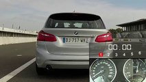 2015 BMW 218i Active Tourer 1499 cm3 136 ch : 0 à 100 km/h sur le circuit de Montlhéry