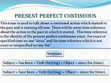 4-Present Perfect Continuous Tense