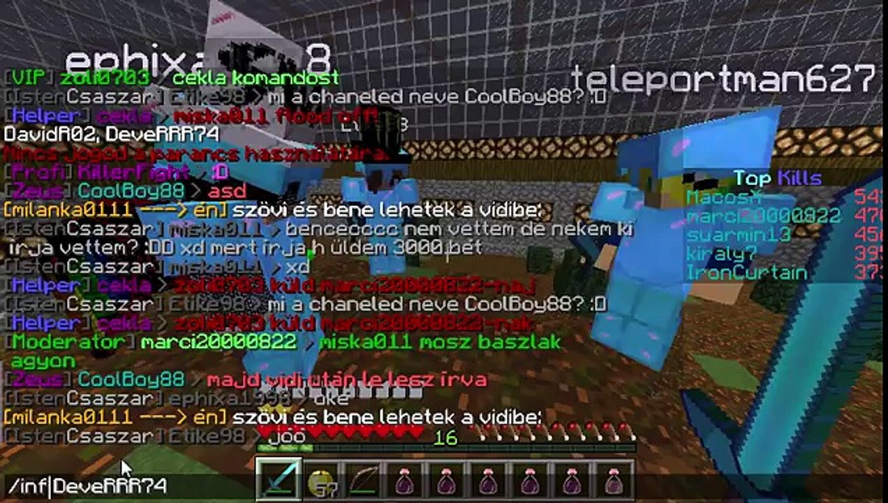 Minecraft SkyPvP szerver bemutató SkyCraft