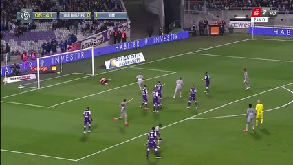 Baptiste Aloe 0:2 | Toulouse - Marseille 06.03.2015 HD