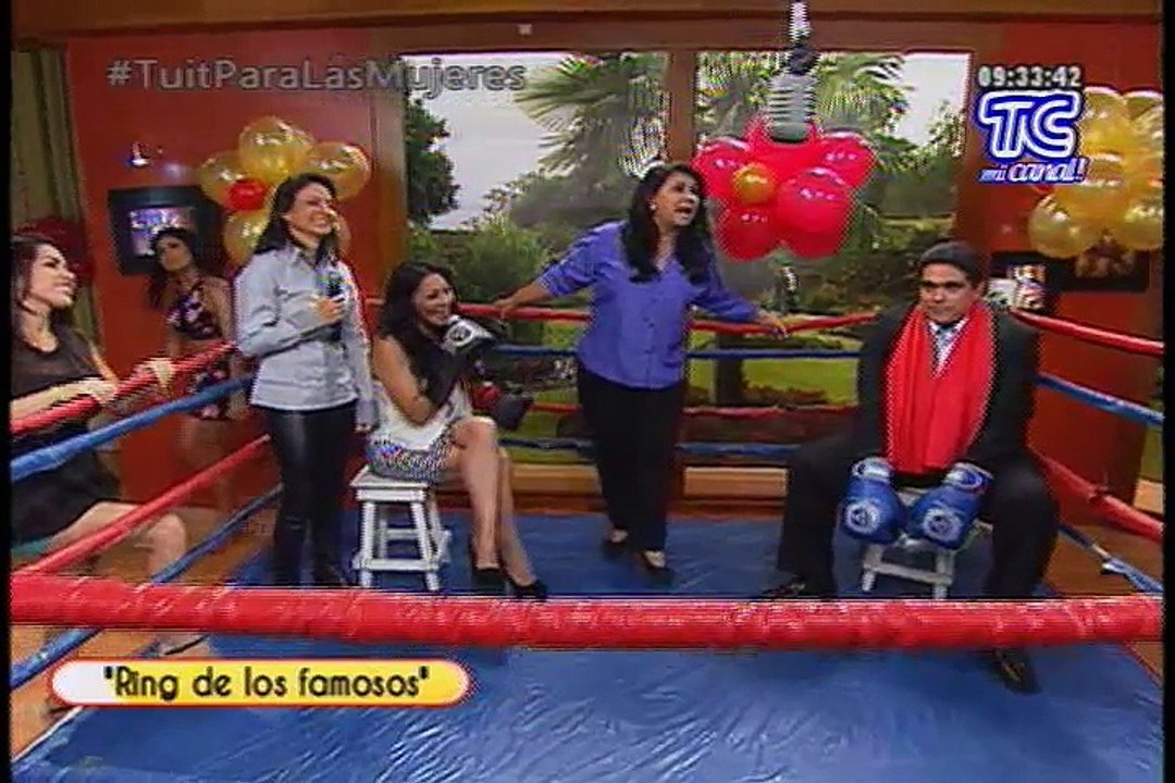 De Casa En Casa - Ring de Famosos: Jazmin y Chela vs. Diego Arcos (Parte 1)